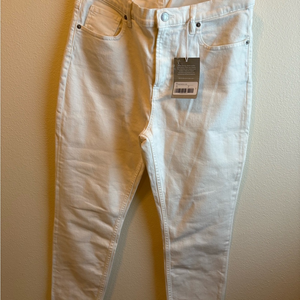 Everlane WhiteRegular High Wasted Skinny Jeans